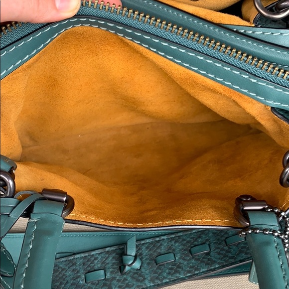 *SOLD* NWOT Coach Studded Rogue in Dark Turquoise - Picture 14 of 16